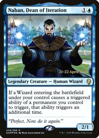 Naban, Dean of Iteration [Dominaria Promos] | Lots Moore NSW