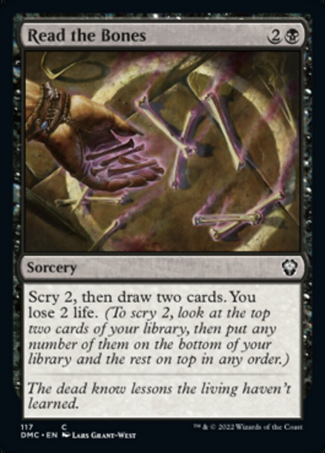 Read the Bones [Dominaria United Commander] | Lots Moore NSW