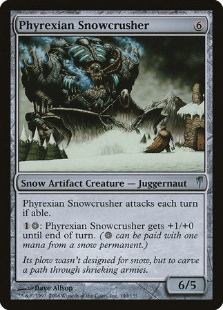 Phyrexian Snowcrusher [Coldsnap] | Lots Moore NSW