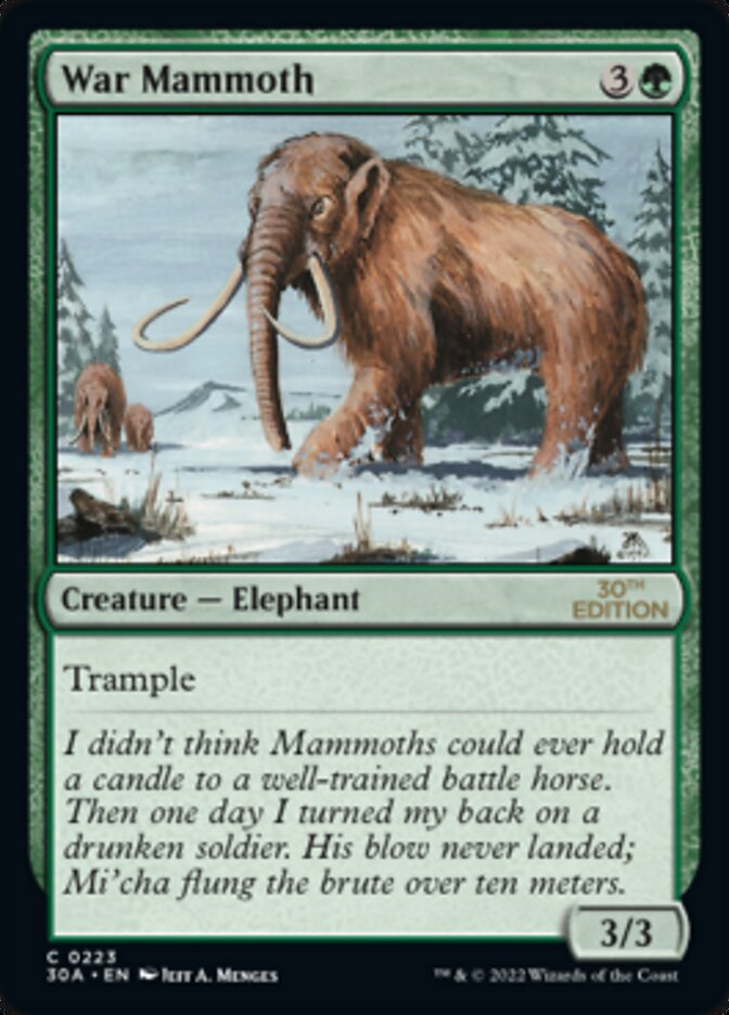 War Mammoth [30th Anniversary Edition] | Lots Moore NSW