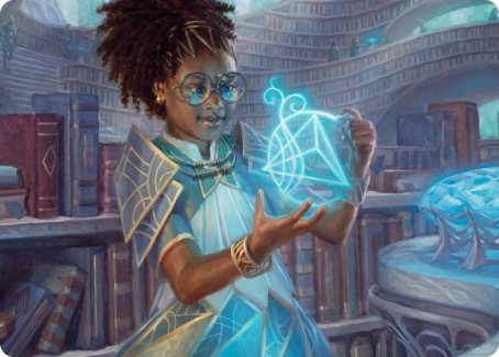Zimone, Quandrix Prodigy Art Card [Strixhaven: School of Mages Art Series] | Lots Moore NSW