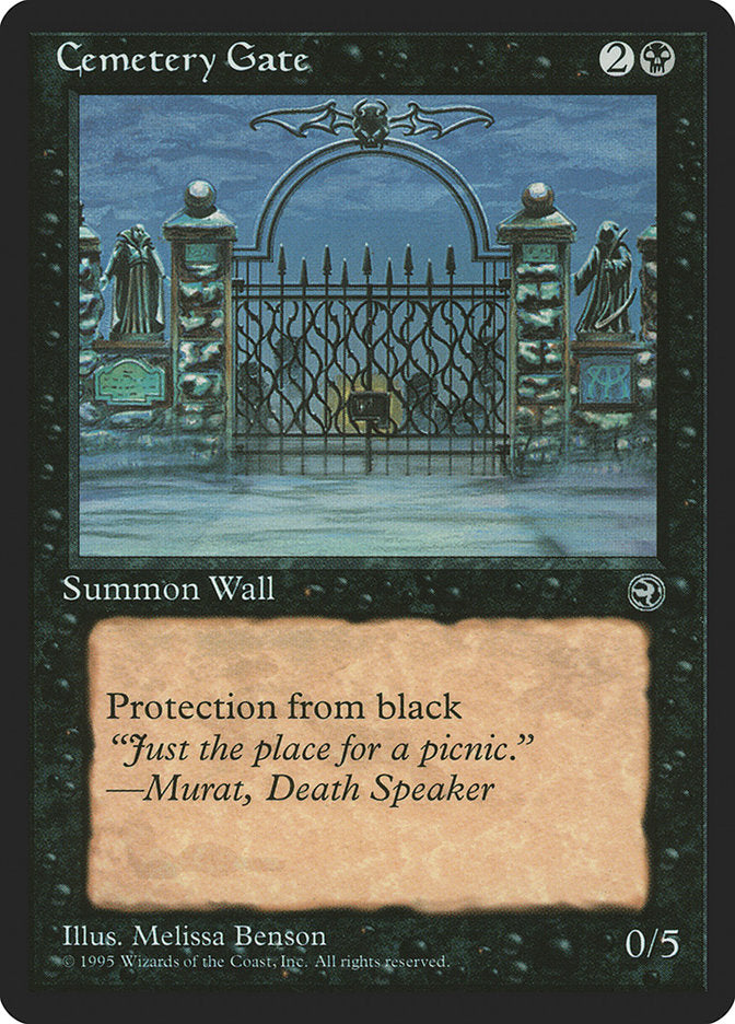 Cemetery Gate (Murat Flavor Text) [Homelands] | Lots Moore NSW