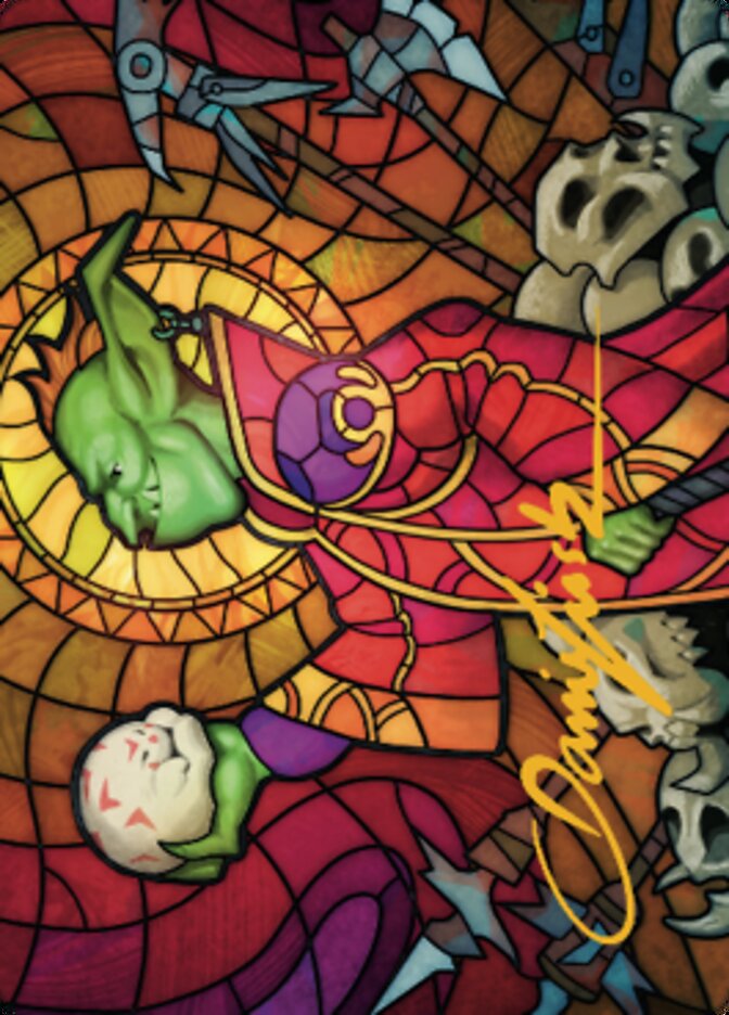 Squee, Dubious Monarch Art Card (Gold-Stamped Signature) [Dominaria United Art Series] | Lots Moore NSW