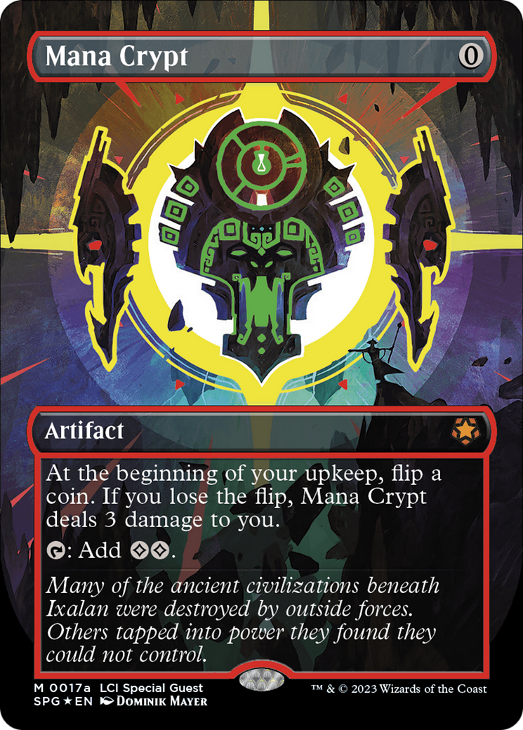 Mana Crypt (0017a) (Borderless) [The Lost Caverns of Ixalan Special Guests] | Lots Moore NSW