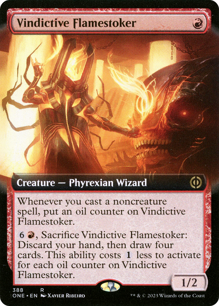 Vindictive Flamestoker (Extended Art) [Phyrexia: All Will Be One] | Lots Moore NSW