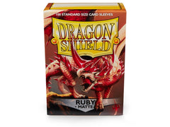 Dragon Shield Matte Sleeve - Ruby ‘Rubis’ 100ct | Lots Moore NSW