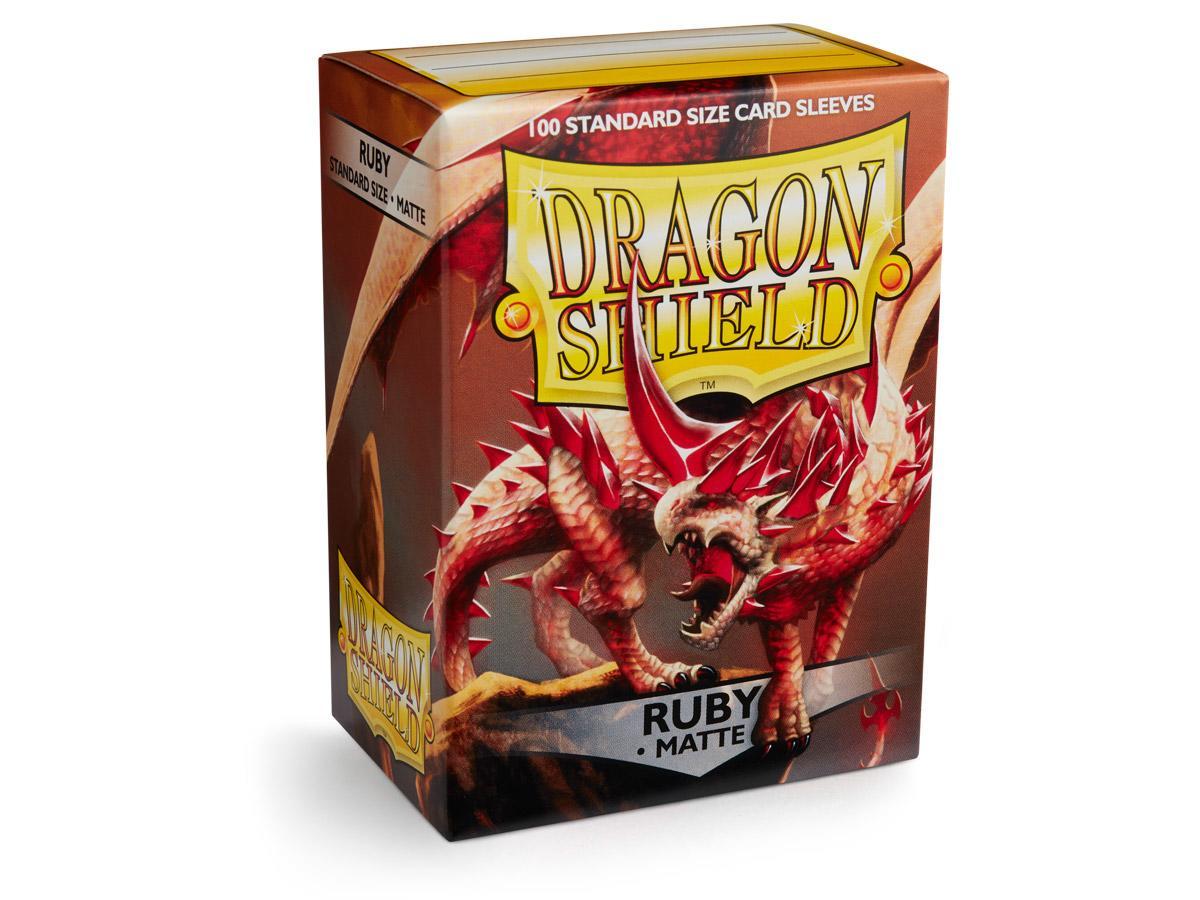 Dragon Shield Matte Sleeve - Ruby ‘Rubis’ 100ct | Lots Moore NSW