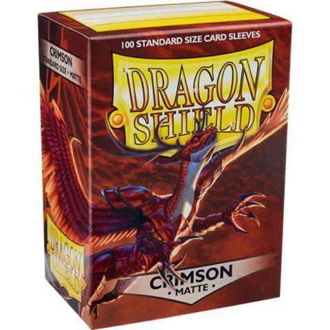 Dragon Shield Matte Sleeve - Crimson ‘Logi’ 100ct | Lots Moore NSW