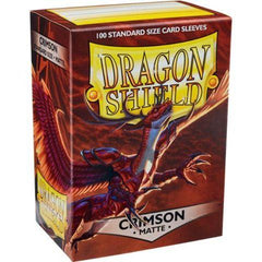 Dragon Shield Matte Sleeve - Crimson ‘Logi’ 100ct | Lots Moore NSW