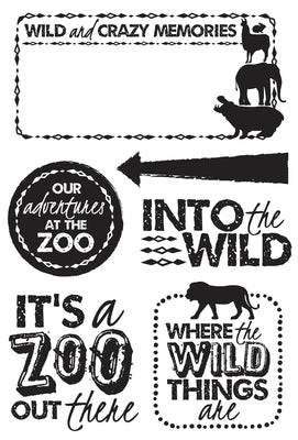 KC Into The Wild Clear Stamps | Lots Moore NSW