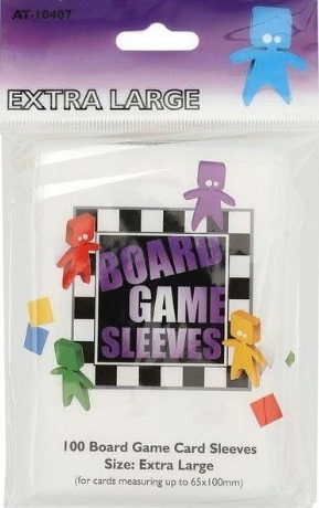 Sleeves - Dragon Shield - Board Game - Clear - Extra Large (65x100mm) | Lots Moore NSW