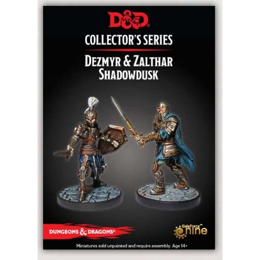 D&D Collectors Series Miniatures Waterdeep Dungeon of the Mad Mage Dezmyr & Zalthar Shadowdusk | Lots Moore NSW
