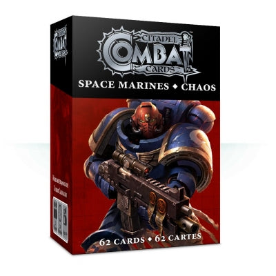 Space Marines vs Chaos Combat card game | Lots Moore NSW