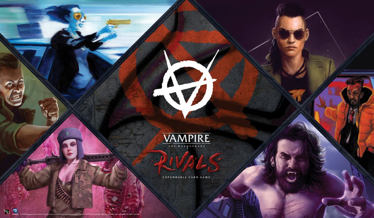 VTM Rivals - 24x14" Brujah Clan Playmat | Lots Moore NSW