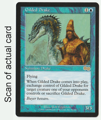 Gilded Drake (AC) [Urza's Saga] | Lots Moore NSW