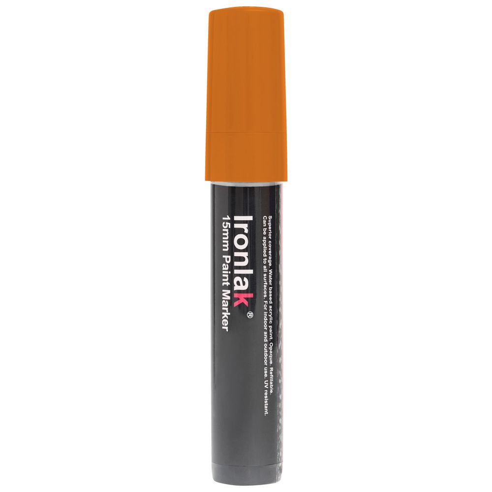 Pump Action 15mm Broad Nib Chalk Marker Orange NO POST ITEM | Lots Moore NSW