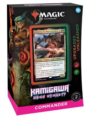 Upgrades Unleashed Magic Kamigawa Neon Dynasty Commander Deck | Lots Moore NSW