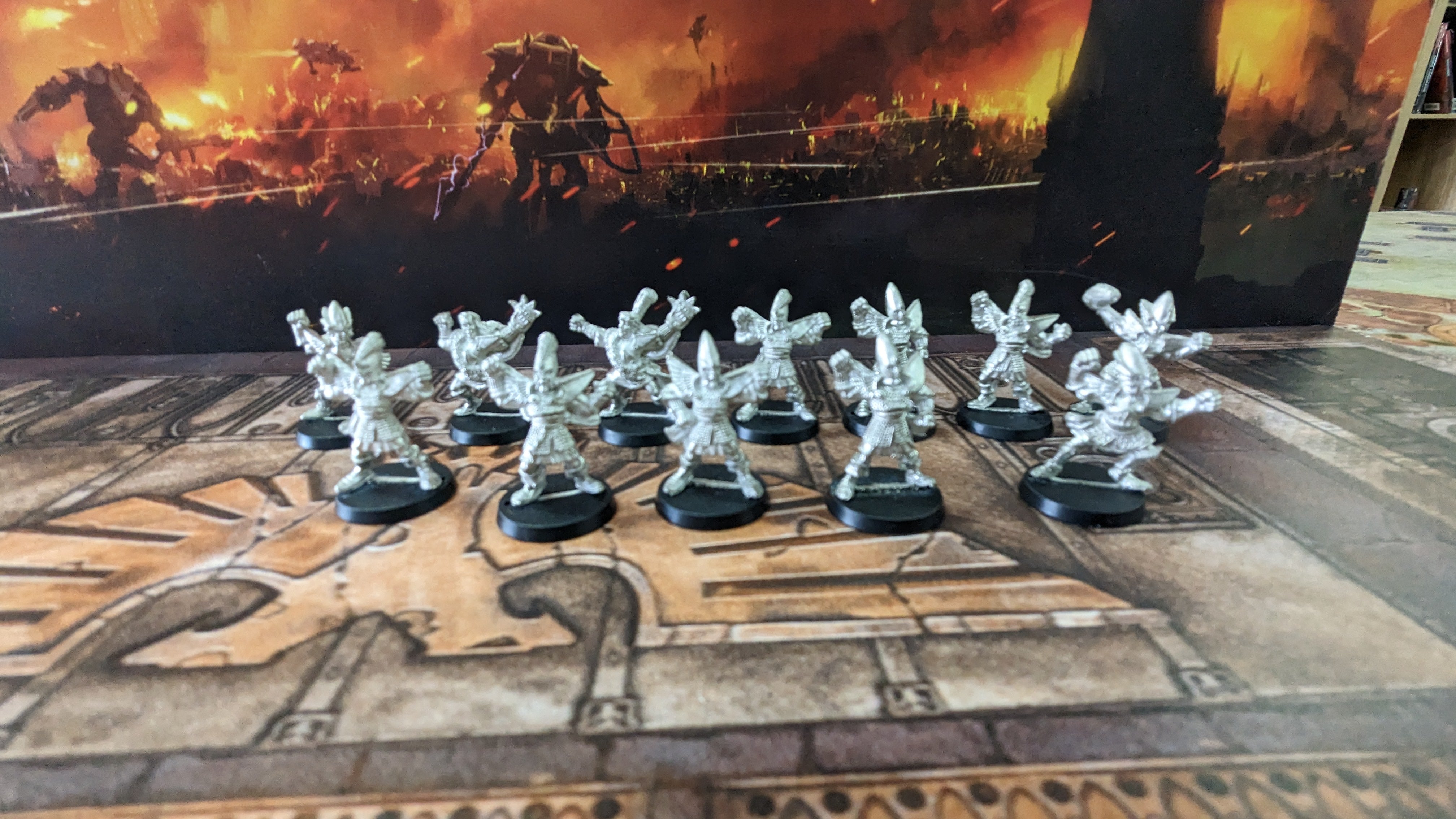 As Traded - Blood Bowl OOP Metal High Elf Team | Lots Moore NSW