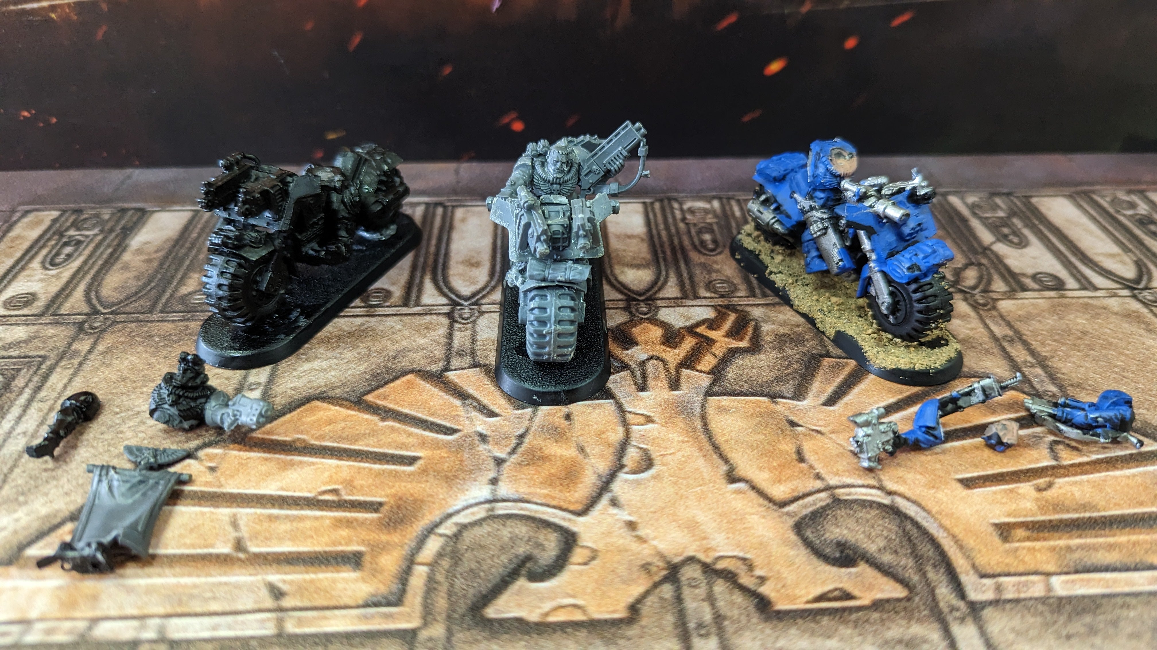 As Traded - Space Marine Scout Bike Squad | Lots Moore NSW