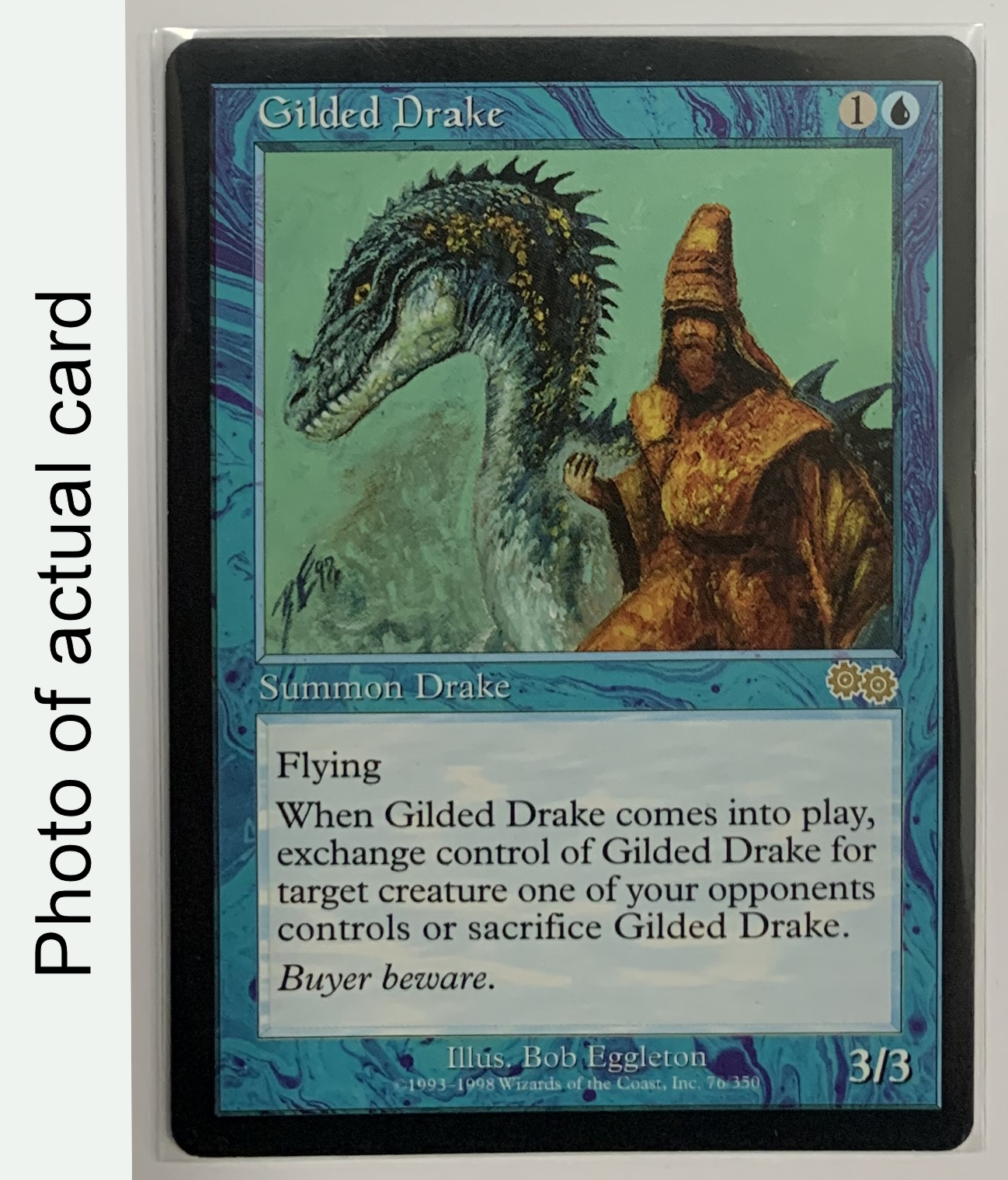 Gilded Drake (AC) [Urza's Saga] | Lots Moore NSW