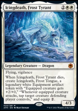 Icingdeath, Frost Tyrant (Promo Pack) [Dungeons & Dragons: Adventures in the Forgotten Realms Promos] | Lots Moore NSW