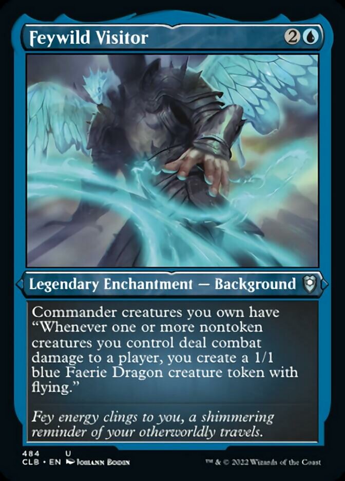 Feywild Visitor (Foil Etched) [Commander Legends: Battle for Baldur's Gate] | Lots Moore NSW