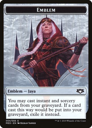 Emblem -  Jaya Ballard [Mythic Edition Tokens] | Lots Moore NSW