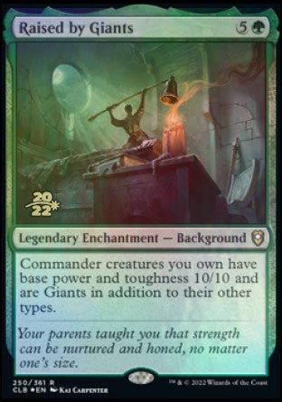 Raised by Giants [Commander Legends: Battle for Baldur's Gate Prerelease Promos] | Lots Moore NSW