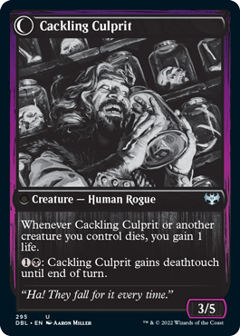 Panicked Bystander // Cackling Culprit [Innistrad: Double Feature] | Lots Moore NSW