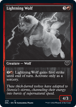 Lightning Wolf [Innistrad: Double Feature] | Lots Moore NSW