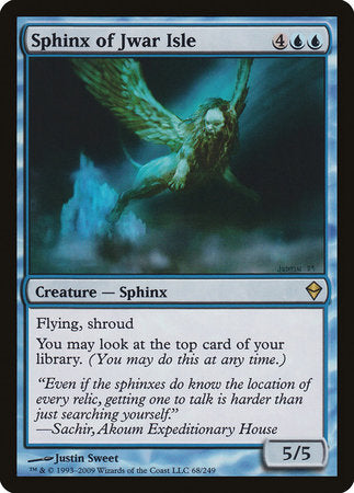 Sphinx of Jwar Isle [Zendikar] | Lots Moore NSW