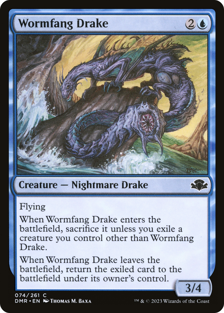 Wormfang Drake [Dominaria Remastered] | Lots Moore NSW