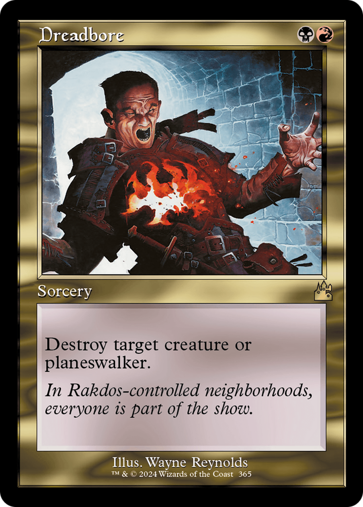 Dreadbore (Retro Frame) [Ravnica Remastered] | Lots Moore NSW