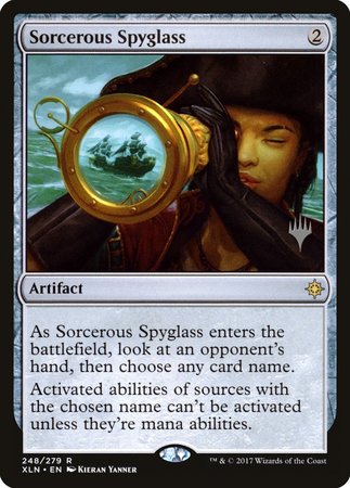 Sorcerous Spyglass [Ixalan Promos] | Lots Moore NSW