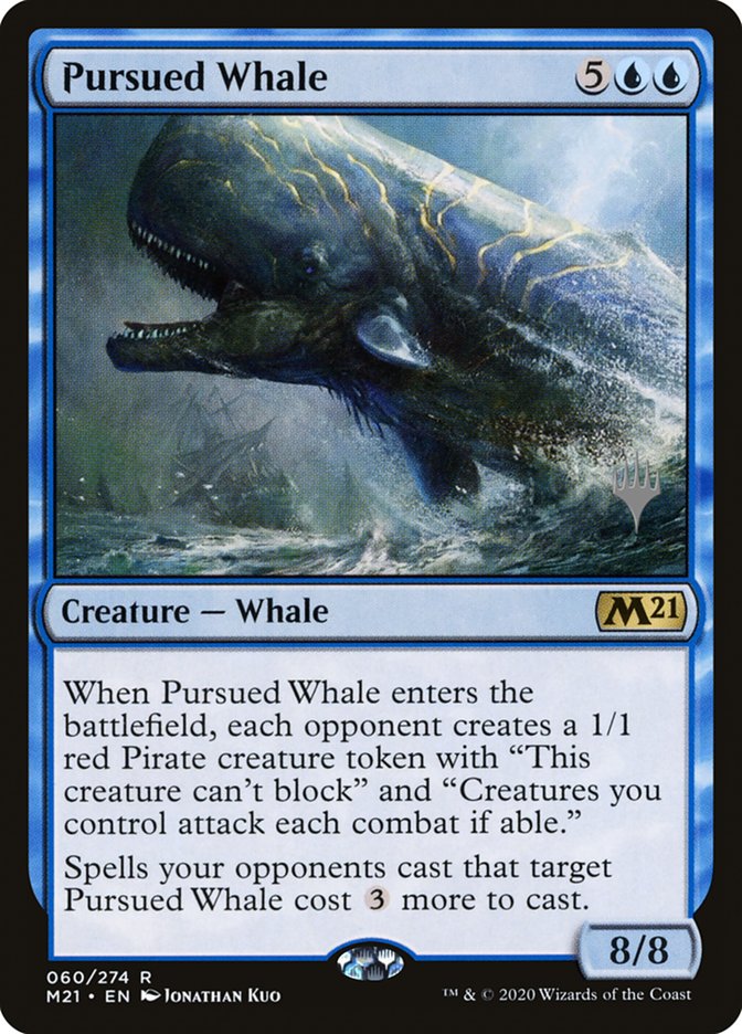 Pursued Whale (Promo Pack) [Core Set 2021 Promos] | Lots Moore NSW