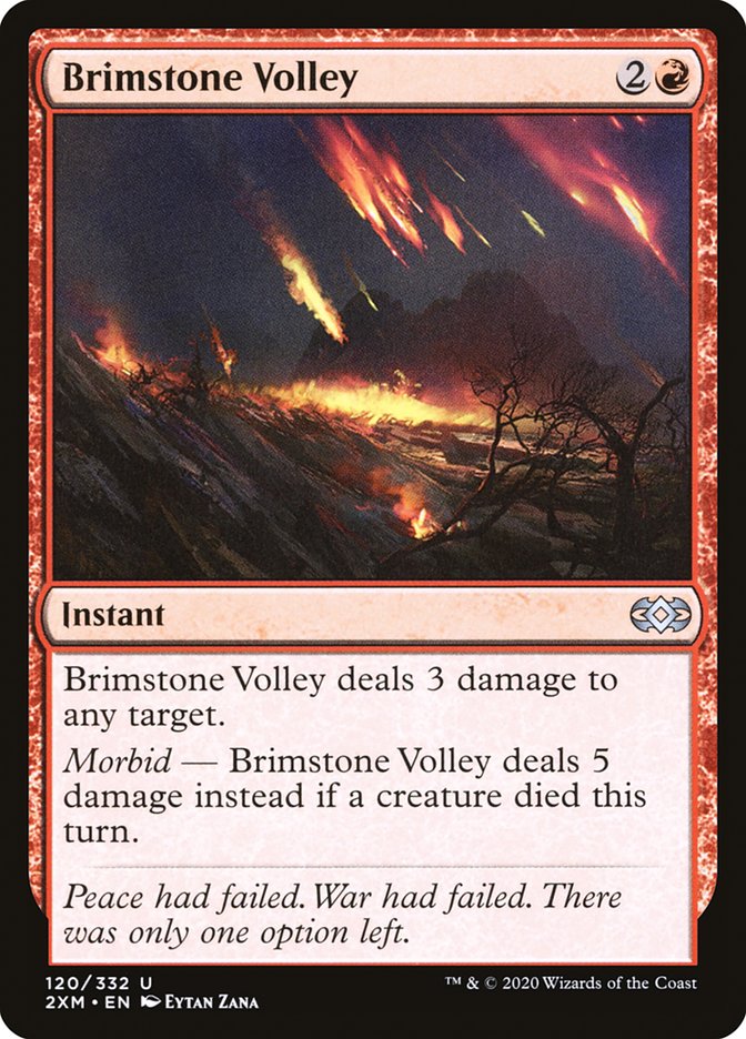 Brimstone Volley [Double Masters] | Lots Moore NSW