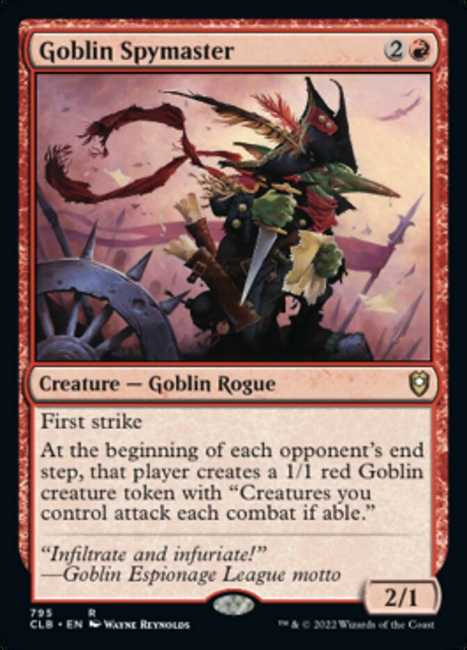 Goblin Spymaster [Commander Legends: Battle for Baldur's Gate] | Lots Moore NSW