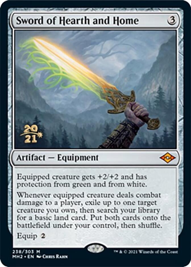 Sword of Hearth and Home [Modern Horizons 2 Prerelease Promos] | Lots Moore NSW