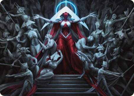 Elesh Norn, Mother of Machines Art Card [Phyrexia: All Will Be One Art Series] | Lots Moore NSW