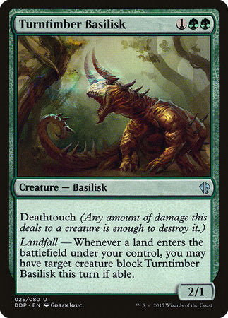 Turntimber Basilisk [Duel Decks: Zendikar vs. Eldrazi] | Lots Moore NSW