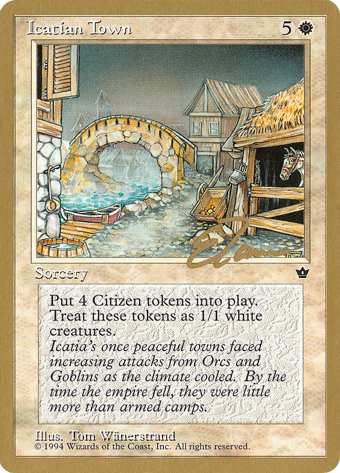 Icatian Town (Eric Tam) [Pro Tour Collector Set] | Lots Moore NSW
