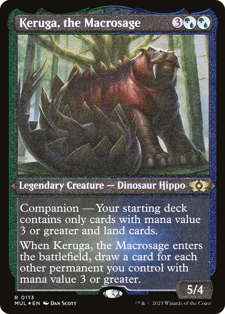 Keruga, the Macrosage (Foil Etched) [Multiverse Legends] | Lots Moore NSW