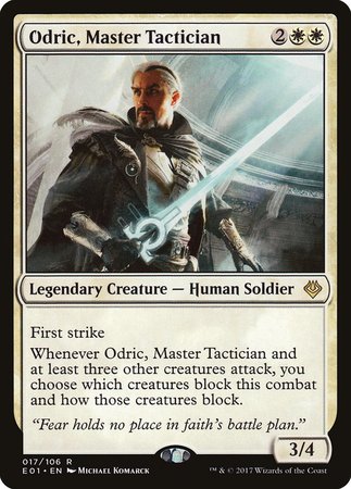 Odric, Master Tactician [Archenemy: Nicol Bolas] | Lots Moore NSW