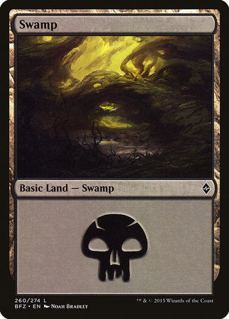 Swamp (260) [Battle for Zendikar] | Lots Moore NSW