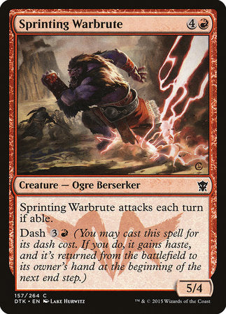 Sprinting Warbrute [Dragons of Tarkir] | Lots Moore NSW