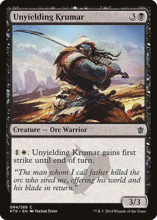 Unyielding Krumar [Khans of Tarkir] | Lots Moore NSW