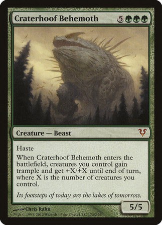 Craterhoof Behemoth [Avacyn Restored] | Lots Moore NSW