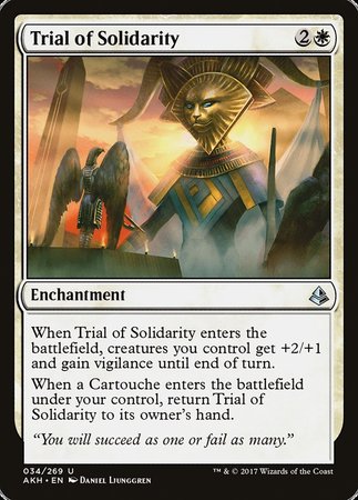 Trial of Solidarity [Amonkhet] | Lots Moore NSW