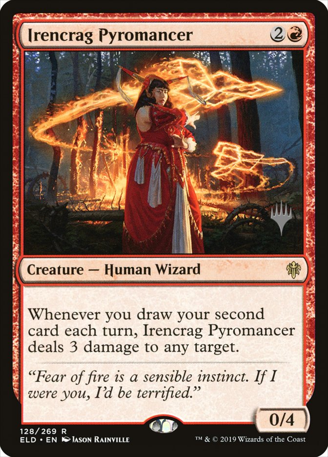 Irencrag Pyromancer (Promo Pack) [Throne of Eldraine Promos] | Lots Moore NSW