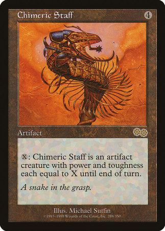 Chimeric Staff [Urza's Saga] | Lots Moore NSW